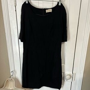 M.M. MM LaFleur Black Scoop Neck Dress Size 12